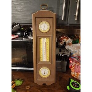 Vintage Weather Station Humidity‎ Temperature Barometer Springfield USA